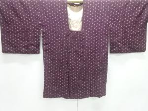 絞り麻の葉模様道行コート